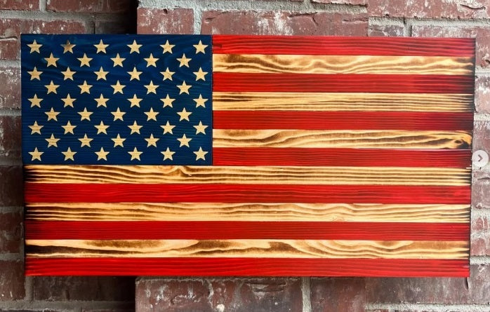 Rustic American Flag