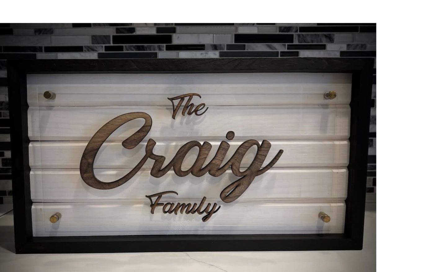 Custom Family Name Sign
