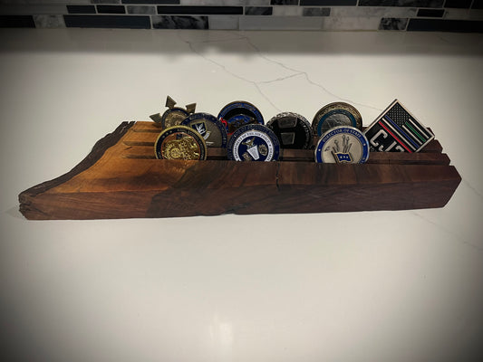 Live Edge Black Walnut Coin Holder