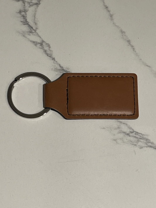 Rawhide Leather Keychain