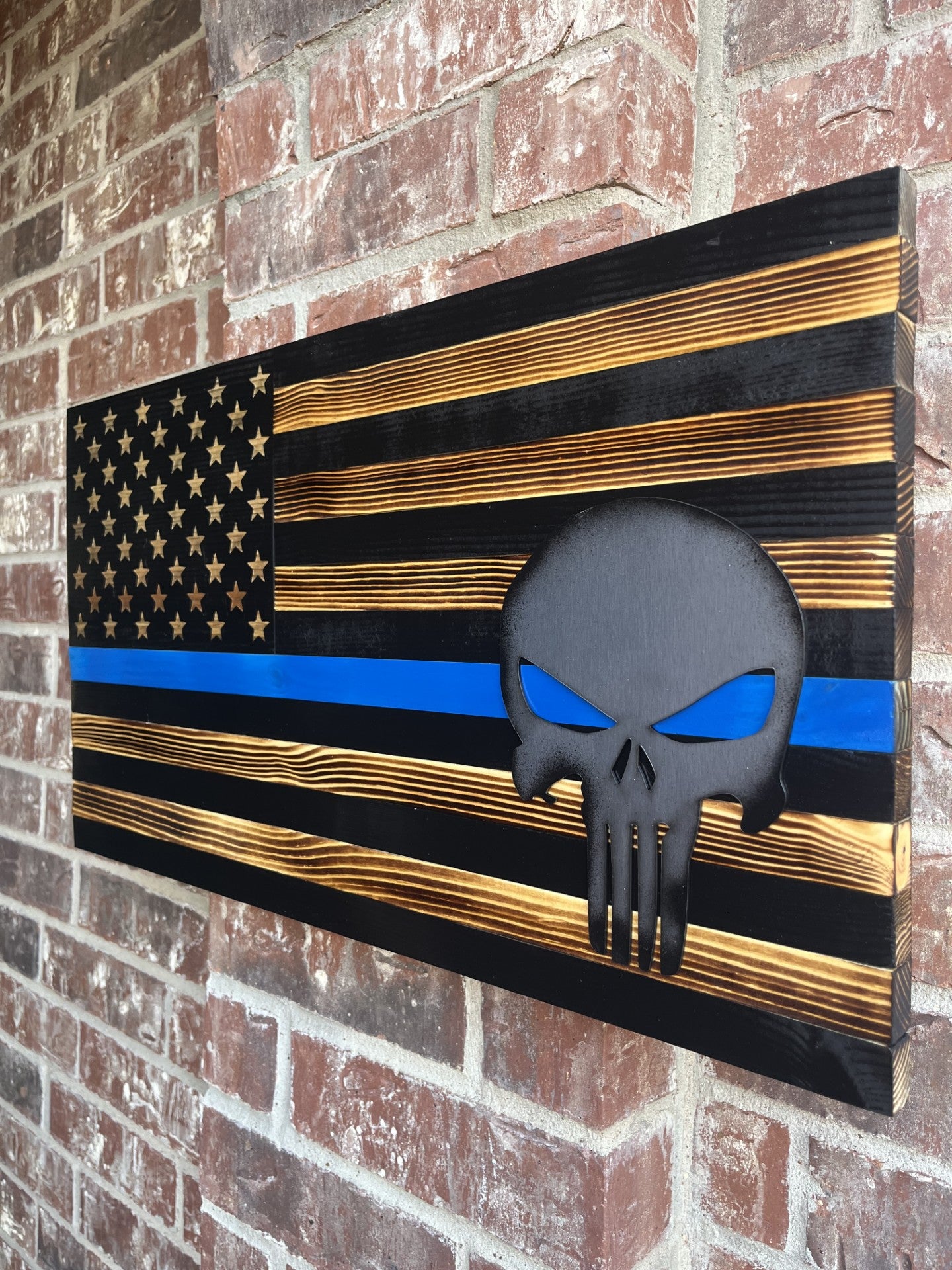 Thin Blue Line Flag - Punisher Version
