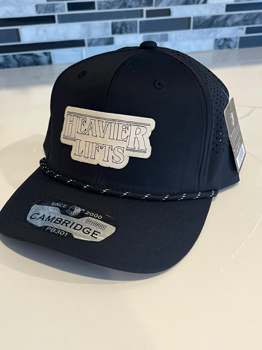 Heavier Lifts Hat (Black and White)